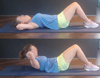 Ejercicio de abdominales manos-nuca  drjordijimenez