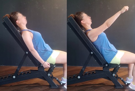 Ejercicio de deltoides anterior semisentado drjordijimenez